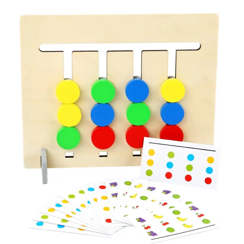 Kid's Double Side Wooden Montessori Toy - Image 5