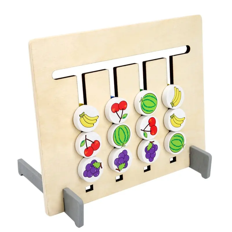 Kid's Double Side Wooden Montessori Toy - Image 6