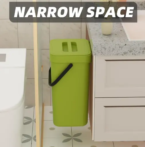 Space saving bathroom or kitchen waste bin - Image 2