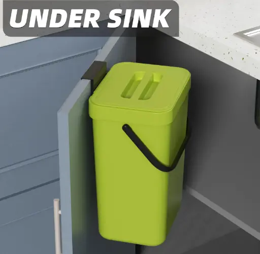 Space saving bathroom or kitchen waste bin - Image 3