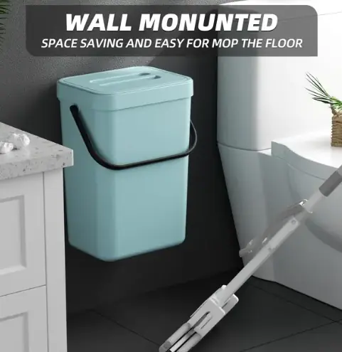 Space saving bathroom or kitchen waste bin - Image 5