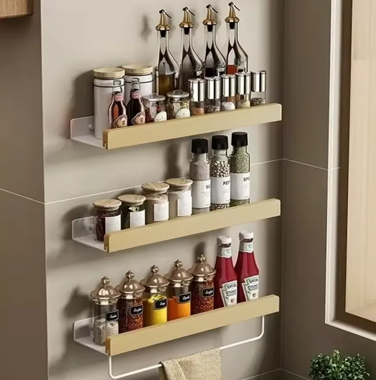 Wall-Mounted Spice Rack