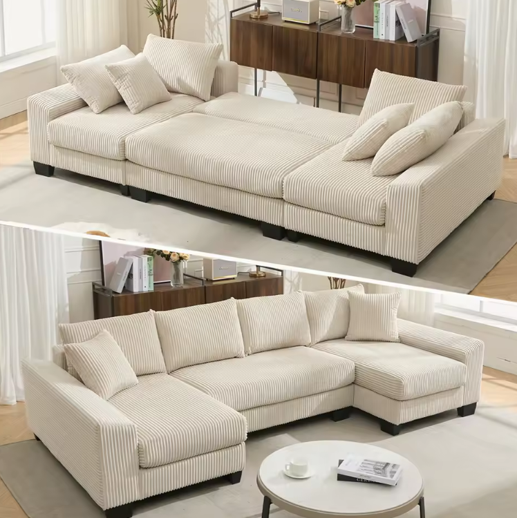 Convertible Pull-Out Sofa Bed
