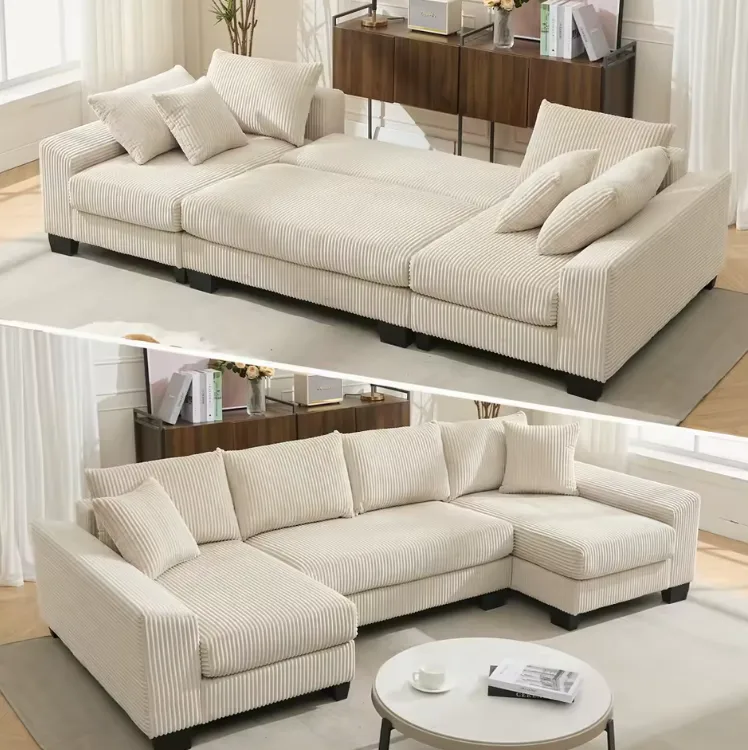 Convertible Pull-Out Sofa Bed
