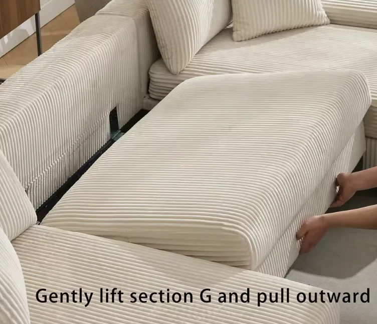 Convertible Pull-Out Sofa Bed - Image 5