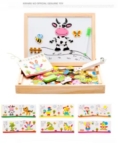 Alternative view of Wooden Magnetic Puzzle for Kids