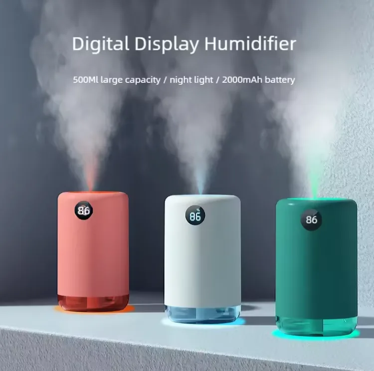 Portable Ultrasonic Humidifier and Diffuser