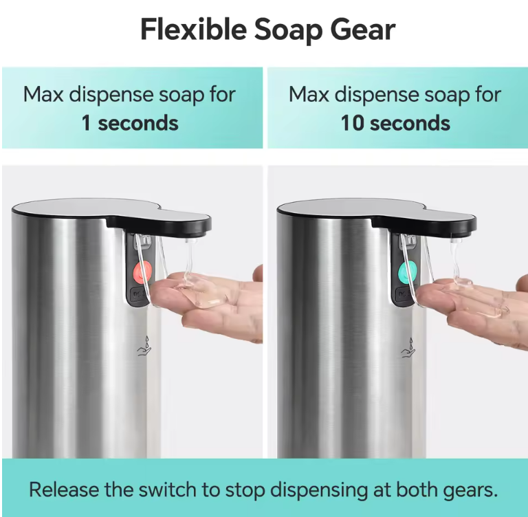 Stainless Steel Soap Dispenser - Image 3